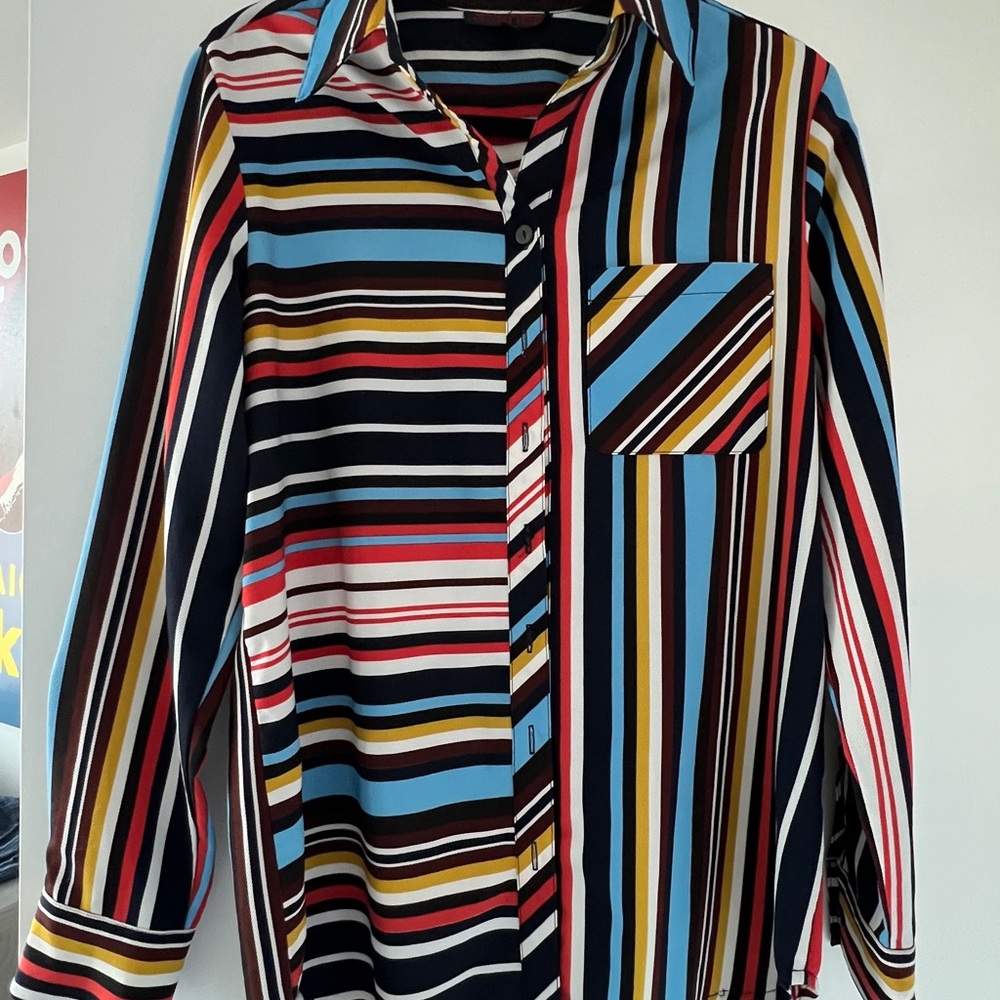 Mishca Multicolor Striped Button-Up Shirt
